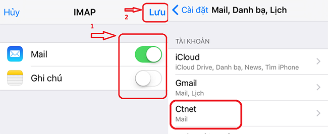 cach dang nhap mail cong ty vao outlook tren iphone