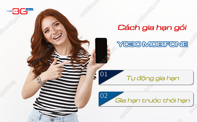 Gia hạn YC30 MobiFone như thế nào để miễn phí xem Youtube? cach gia han goi cuoc yc30 mobifone