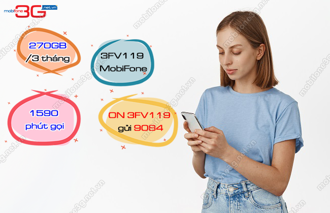 Cach dang ky goi 3FV119 mang MobiFone goi 3FV119 MobiFone