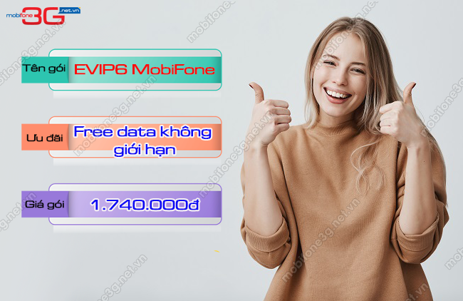 Cach dang ky goi EVIP6 mang MobiFone goi EVIP6 MobiFone