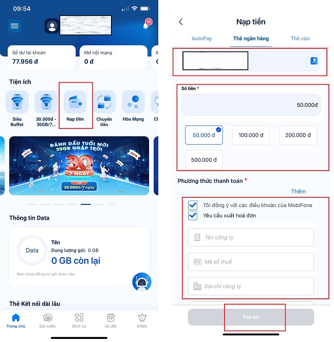 4 Cách nạp tiền điện thoại MobiFone online CHÍNH XÁC NHẤT nap tien dien thoai mobifone online