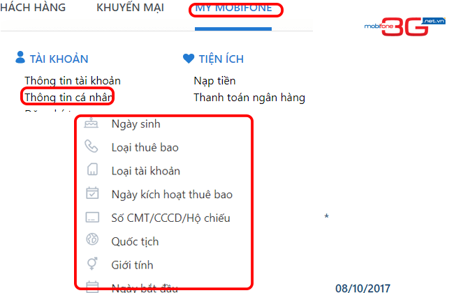 kiem tra thong tin thue bao mobi