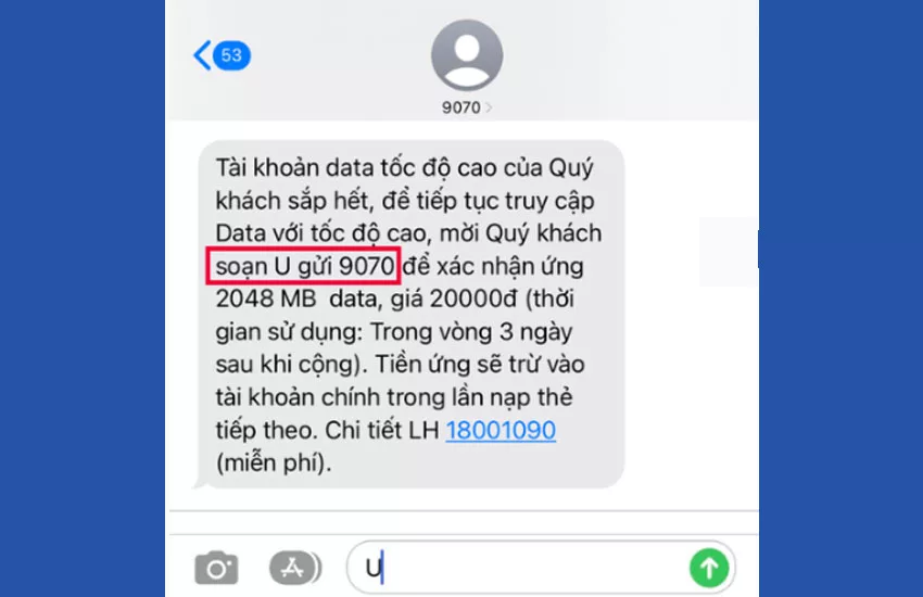 cach ung data mobi