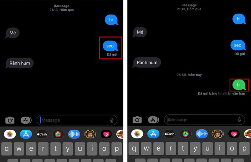 lam sao de biet bi chan imessage