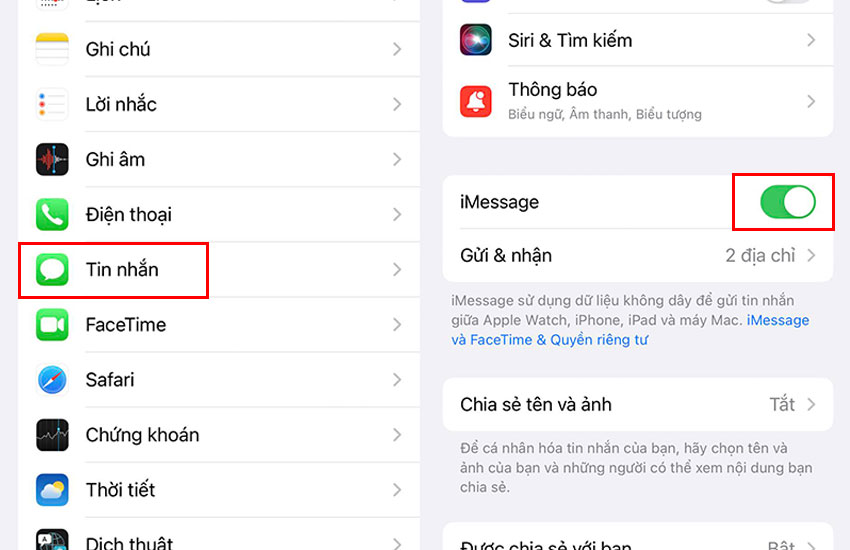 imessage khong gui duoc anh