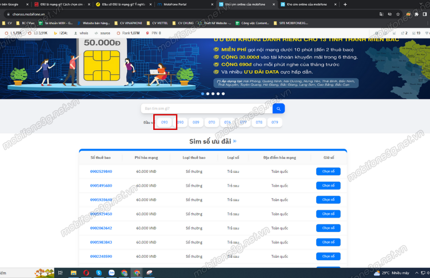 Huong dan mua sim 093 cua Mobi