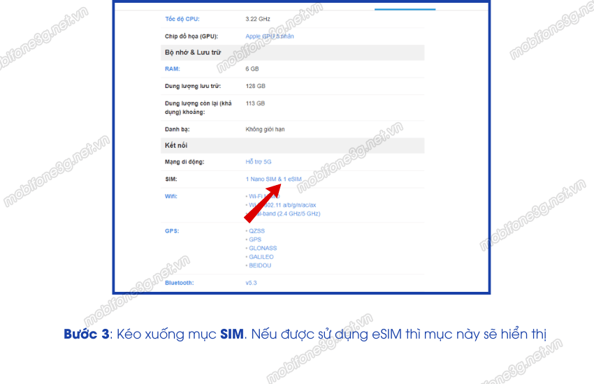 Cách kiểm tra điện thoại có hỗ trợ eSIM