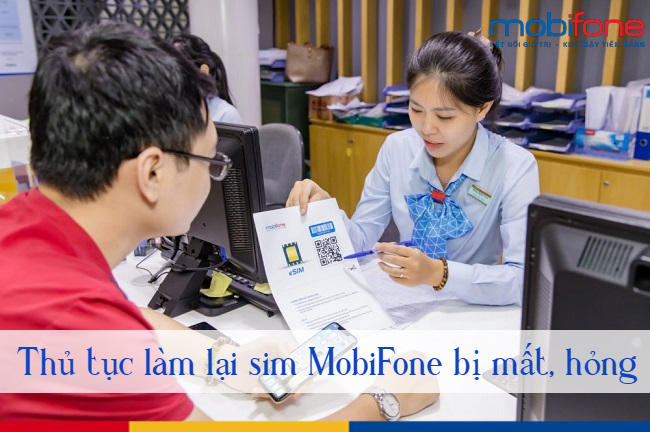 thu tuc lam lai sim MobiFone