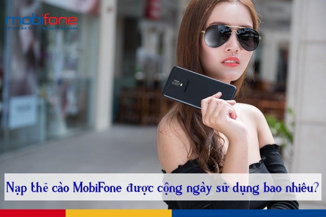 cong ngay su dung bang cach nap the MobiFone