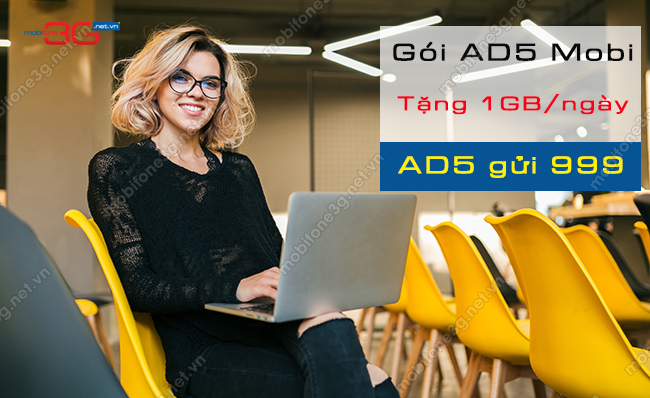 Đăng ký AD5 MobiFone nhận thêm 1GB chỉ 5.000đ/ngày goi cuoc ad5 cua mobifone