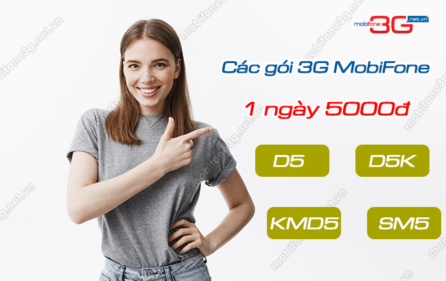 goi cuoc 3g mobifone 1 ngay 5000
