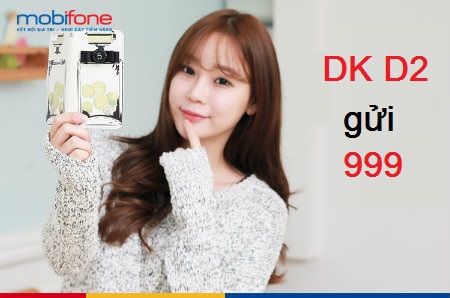 Cú pháp đăng ký gói D2 MobiFone Đăng ký gói D2 MobiFone