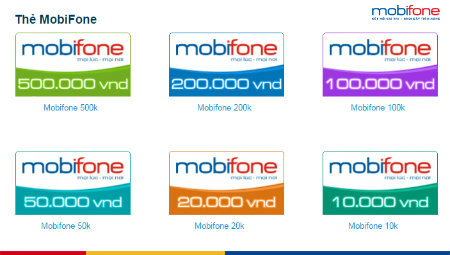 Các mệnh giá thẻ cào MobiFone Các mệnh giá thẻ cào MobiFone