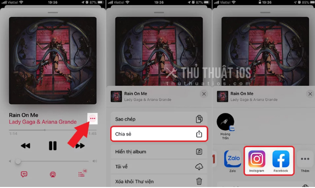 chia se bai hat tren apple music