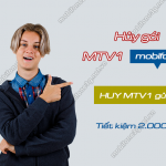 huy goi cuoc mtv1 cua mobifone