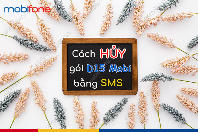 cach huy goi D15 MobiFone