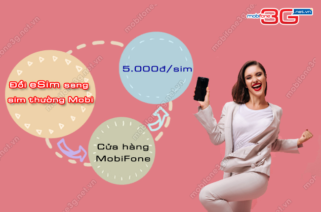 cach chuyen doi esim sang sim thuong mobifone? chuyen doi esim sang sim thuong mobifone
