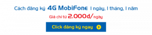 Đăng ký 4G 30 ngày trên mạng Mobi