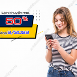 lich khuyen mai 50% MobiFone thang 2/2022