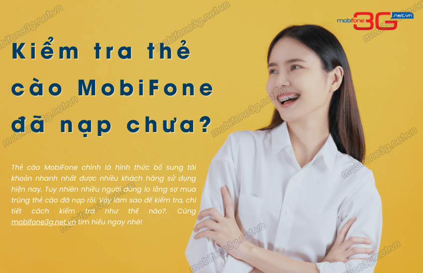 Tra cứu thẻ nạp MobiFone đã nạp chưa?