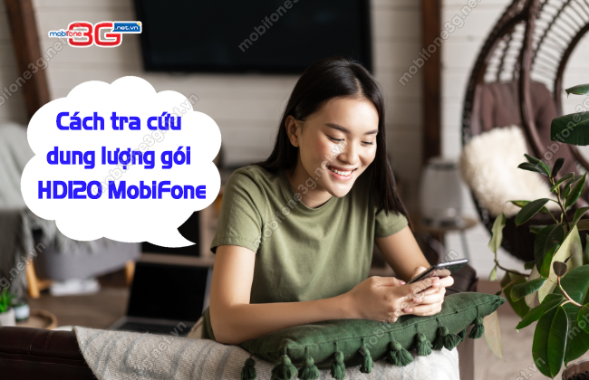 tra cuu data goi HD120 MobiFone