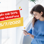 uu dai 50% the nap ngay 15/7/2022 cua mobifone