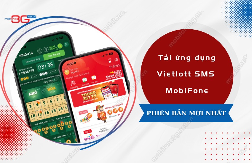 Tai ung dung Vietlott SMS MobiFone