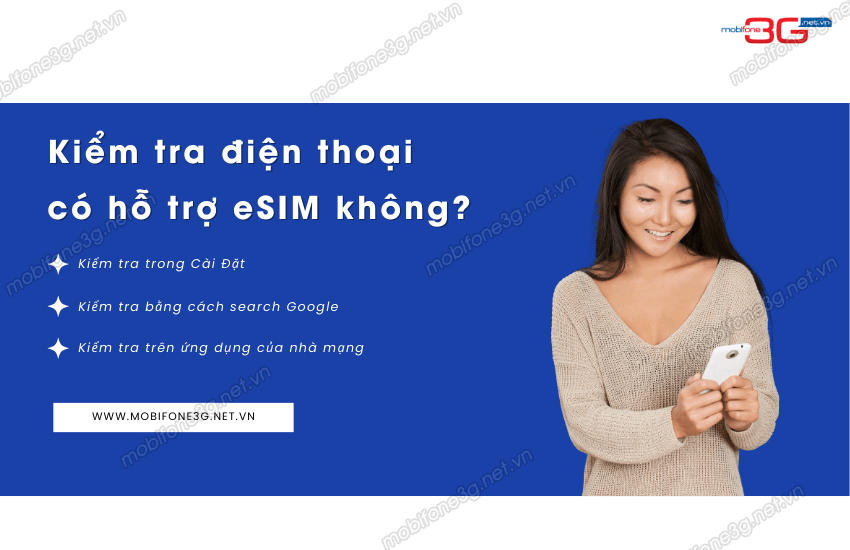 Làm sao để biết điện thoại có hỗ trợ eSIM?