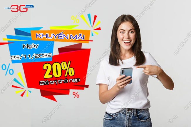 khuyen mai mobifone 20% thang 11 khuyen mai mobifone 20% ngay 22/11/2022