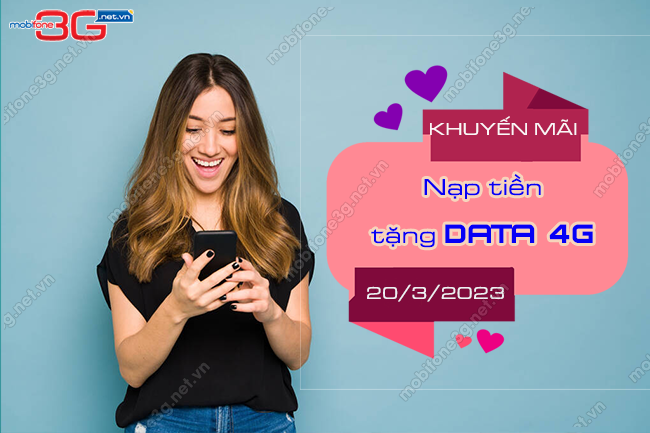 khuyen mai nap tien tang data mobifone 20 3 2023