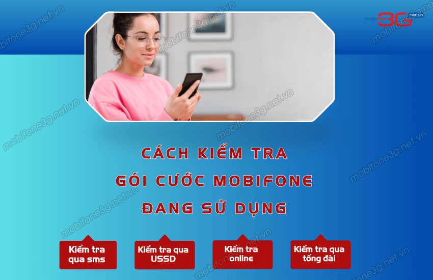 Kiểm tra gói cước đang sử dụng MobiFone