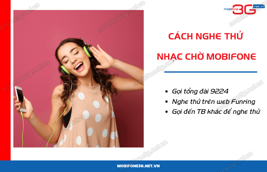 cach nghe thu nhac cho mobifone