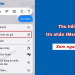 thu hoi tin nhan imessage