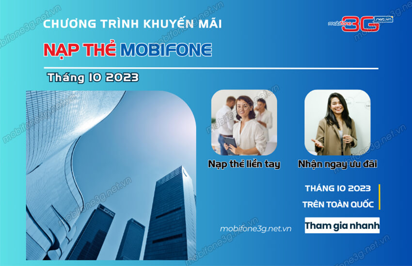 lich khuyen mai nap the mobifone thang 10 2023