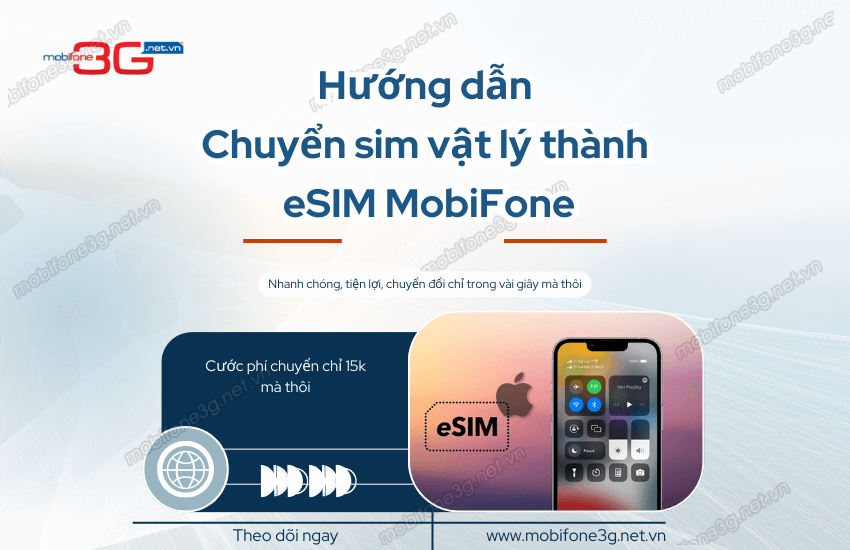 chuyen doi sim vât ly thanh esim mobifone