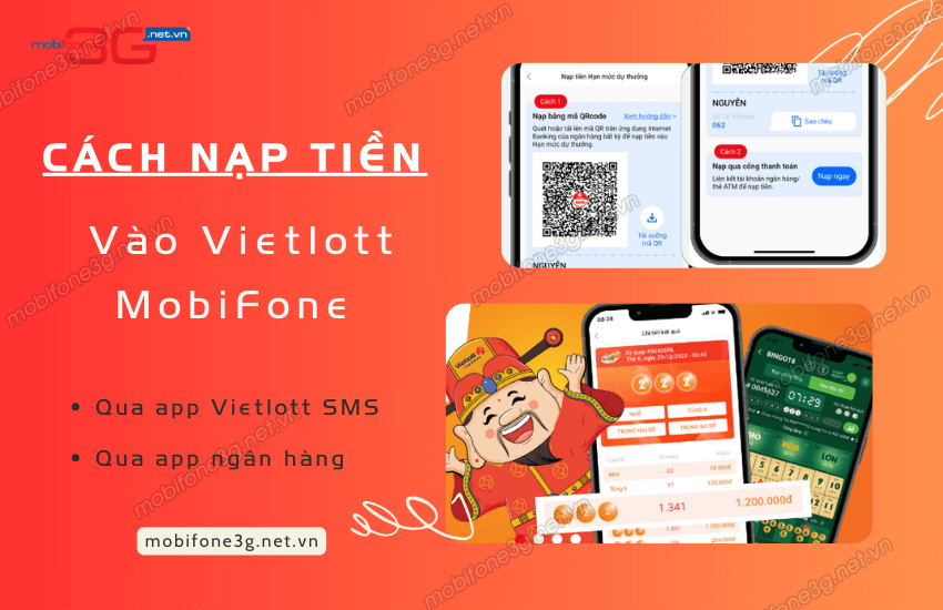 cach nap tien vao vietlott mobifone