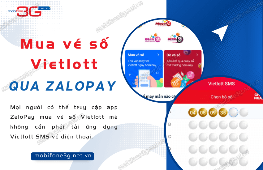 mua vé số vietlott qua zalopay