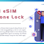 Thêm esim vào iphone lock