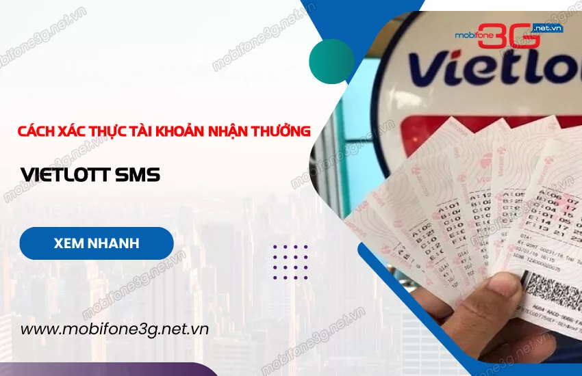 huong dan xac minh tai khoan nhan thuong vietlott sms