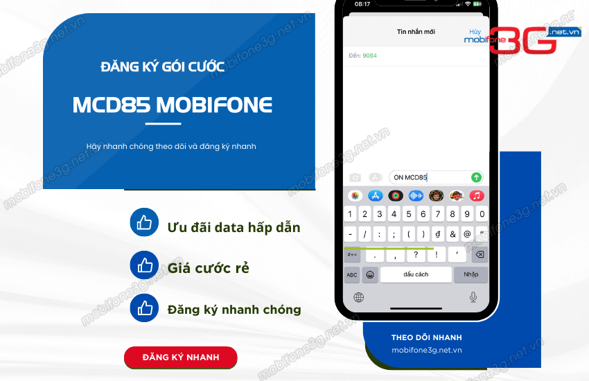 goi cuoc MCD85 mobifone