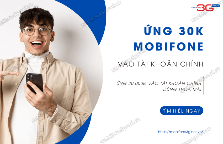 Ứng tiền 30K MobiFone