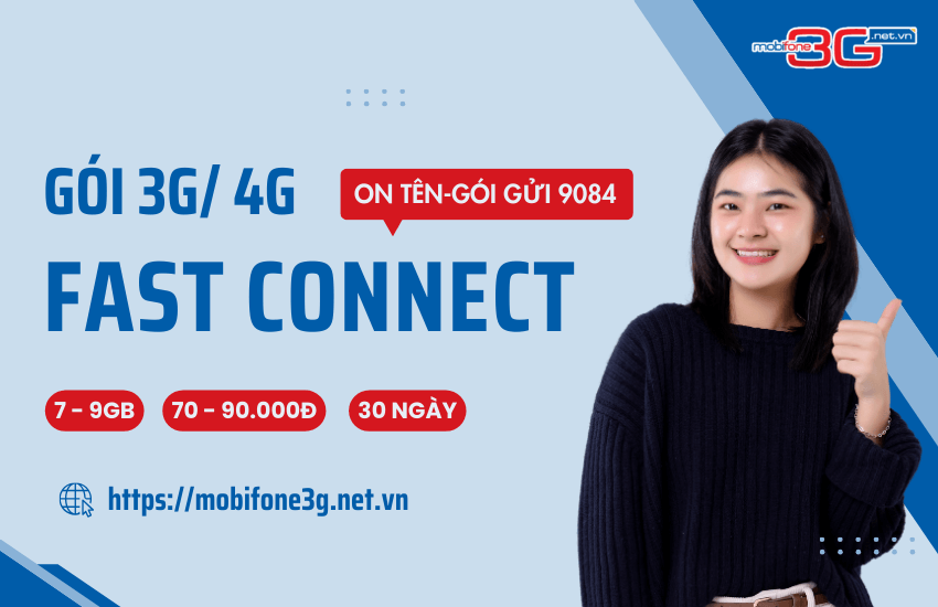 goi 3g 4g fast connect mobifone