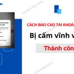 cach bao cao tai khoan tiktok bi cam vinh vien